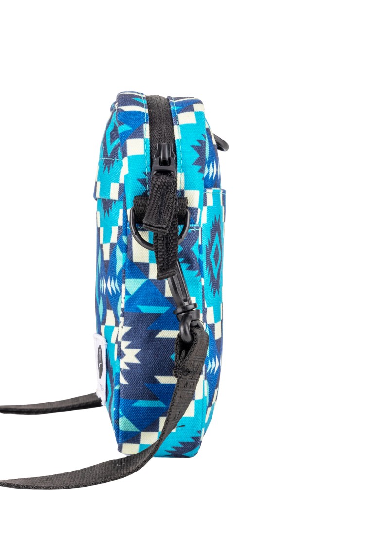 PRIMEGEAR Blue Aztec Shoulder Bag thumb 6