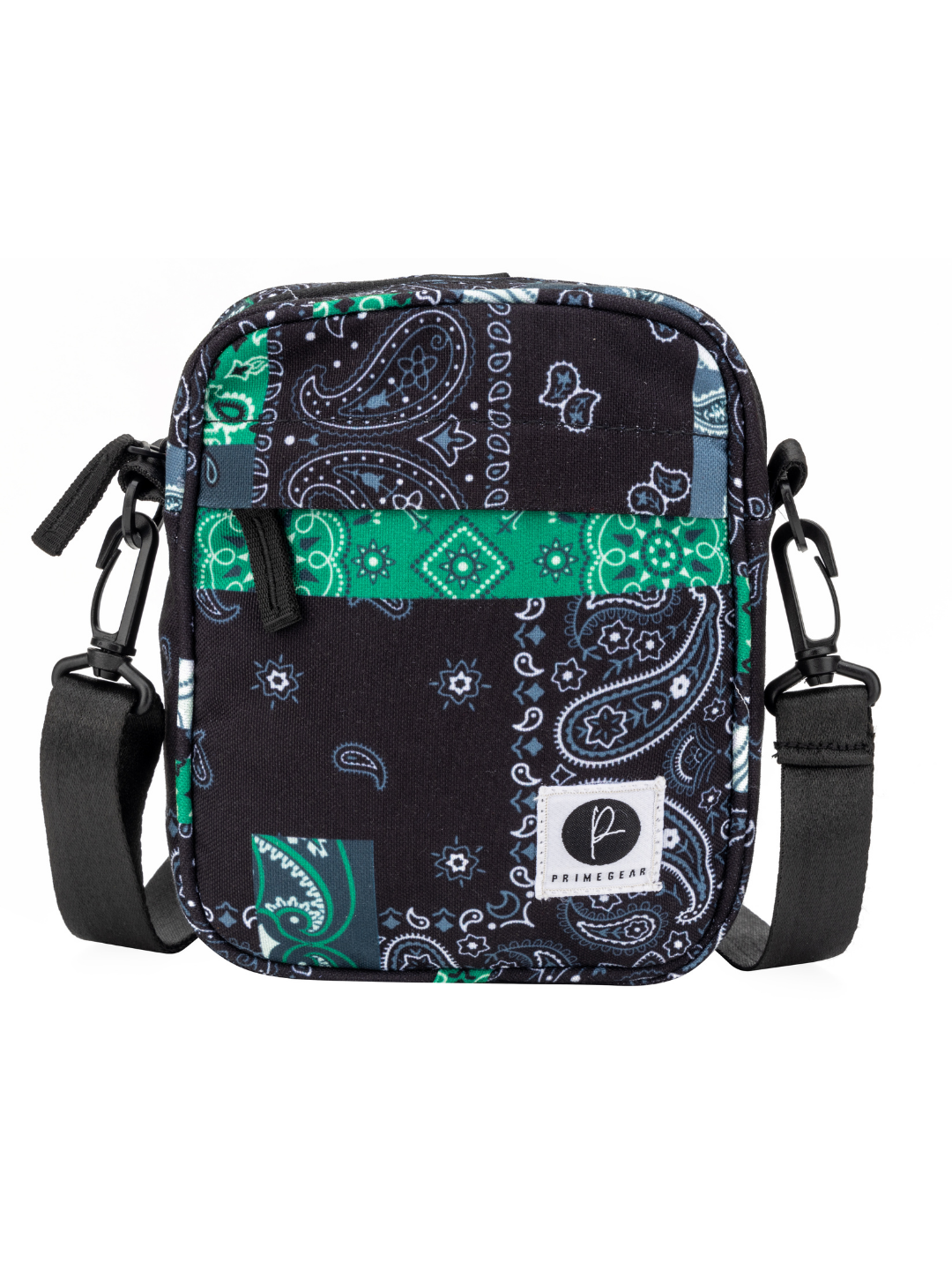 Green & Black Bandana Shoulder Bag thumb 2