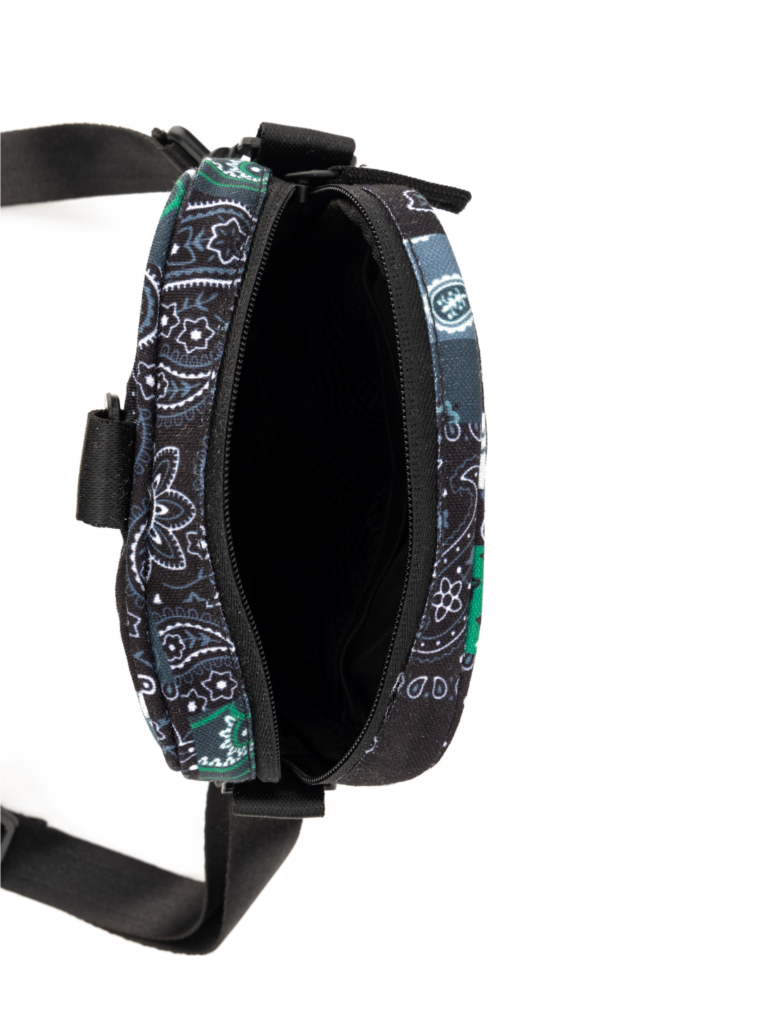 Green & Black Bandana Shoulder Bag thumb 5